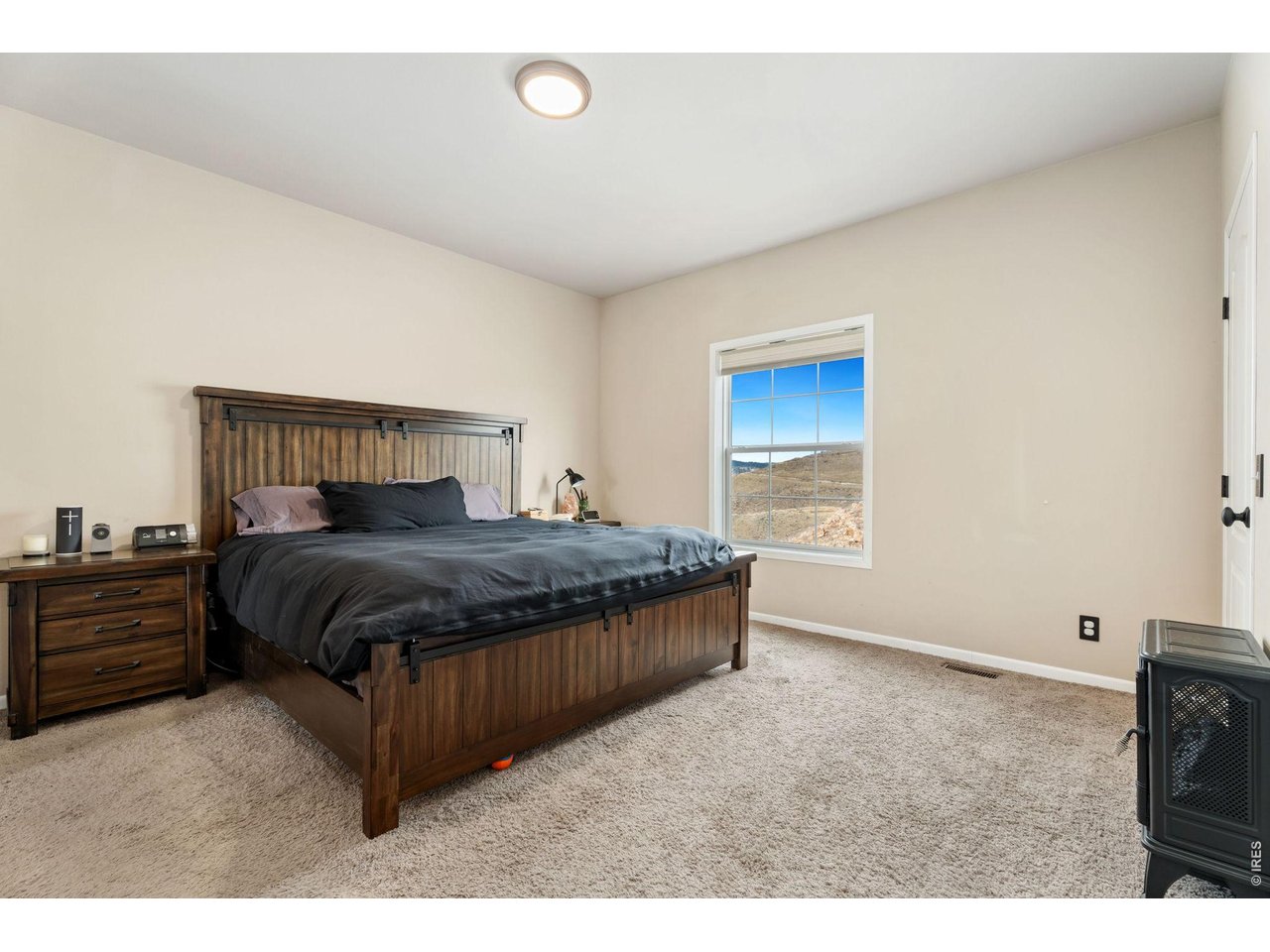 62 Rabbit Ears Court Livermore, CO 80536 - Photo 22 of 36 a bedroom with a bed and a tv