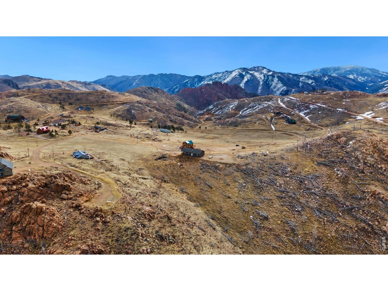 62 Rabbit Ears Court Livermore, CO 80536 - Photo 36 of 36 a black and white photo of a mountain