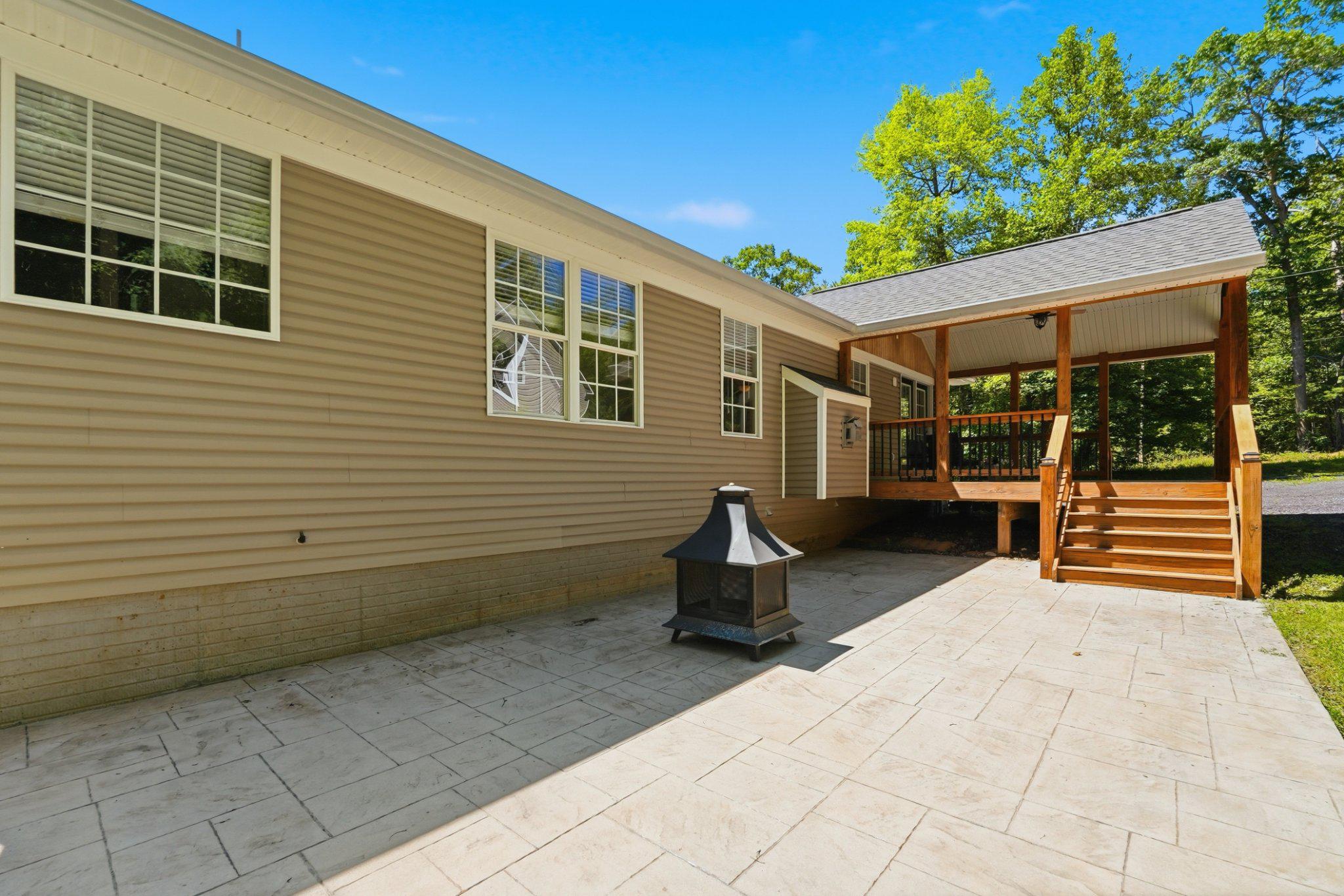 1522 Meander Run Road Locust Dale, VA 22948 - Photo 56 of 72 Stamped patio perfect for a firepit