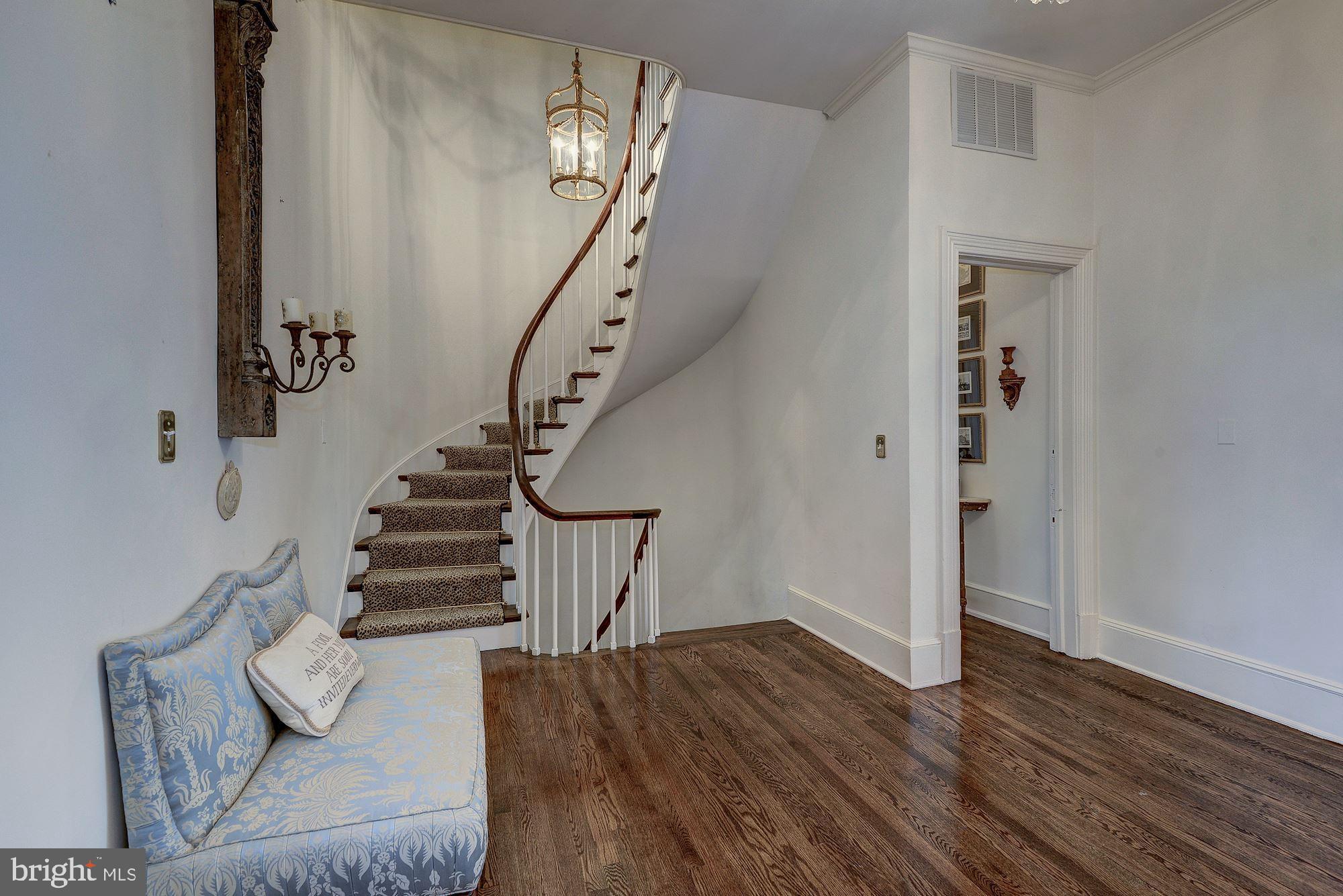 3306 O Street Northwest Washington, DC 20007 - Photo 18 of 40 Staircase to upper level-2