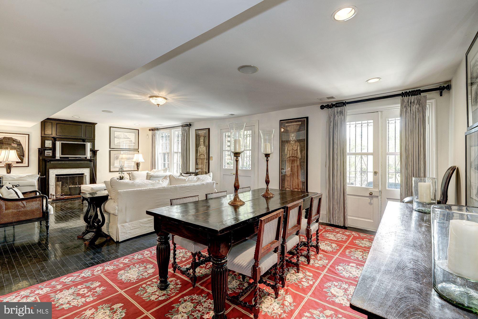 3306 O Street Northwest Washington, DC 20007 - Photo 24 of 40 Lower Level Dining Area