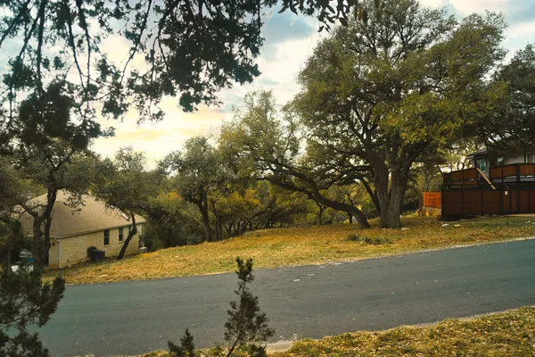 a view of outdoor space and trees
