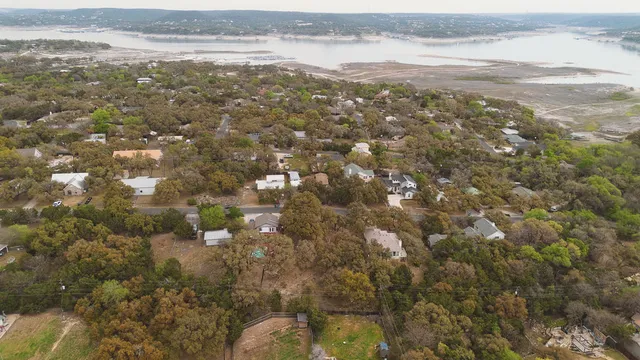 a view of lake and mountain
