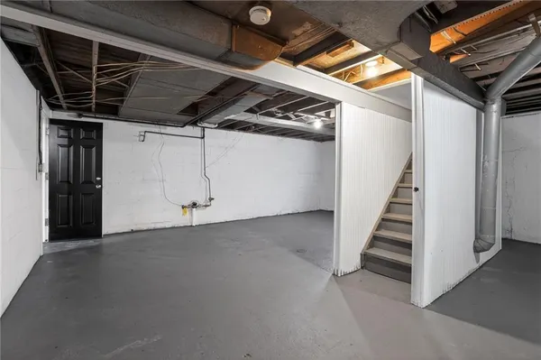 a view of under construction room and staircase