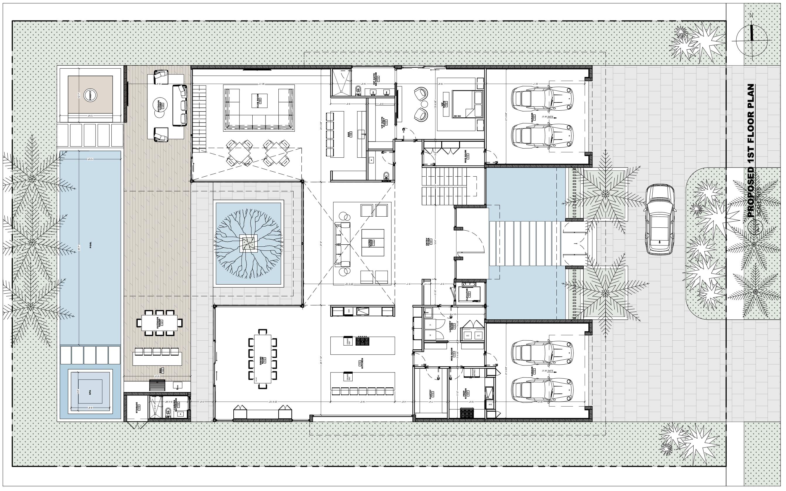 1148 Cocoanut Road Boca Raton, FL 33432 - Photo 31 of 32 Floor Plan 1st Floor