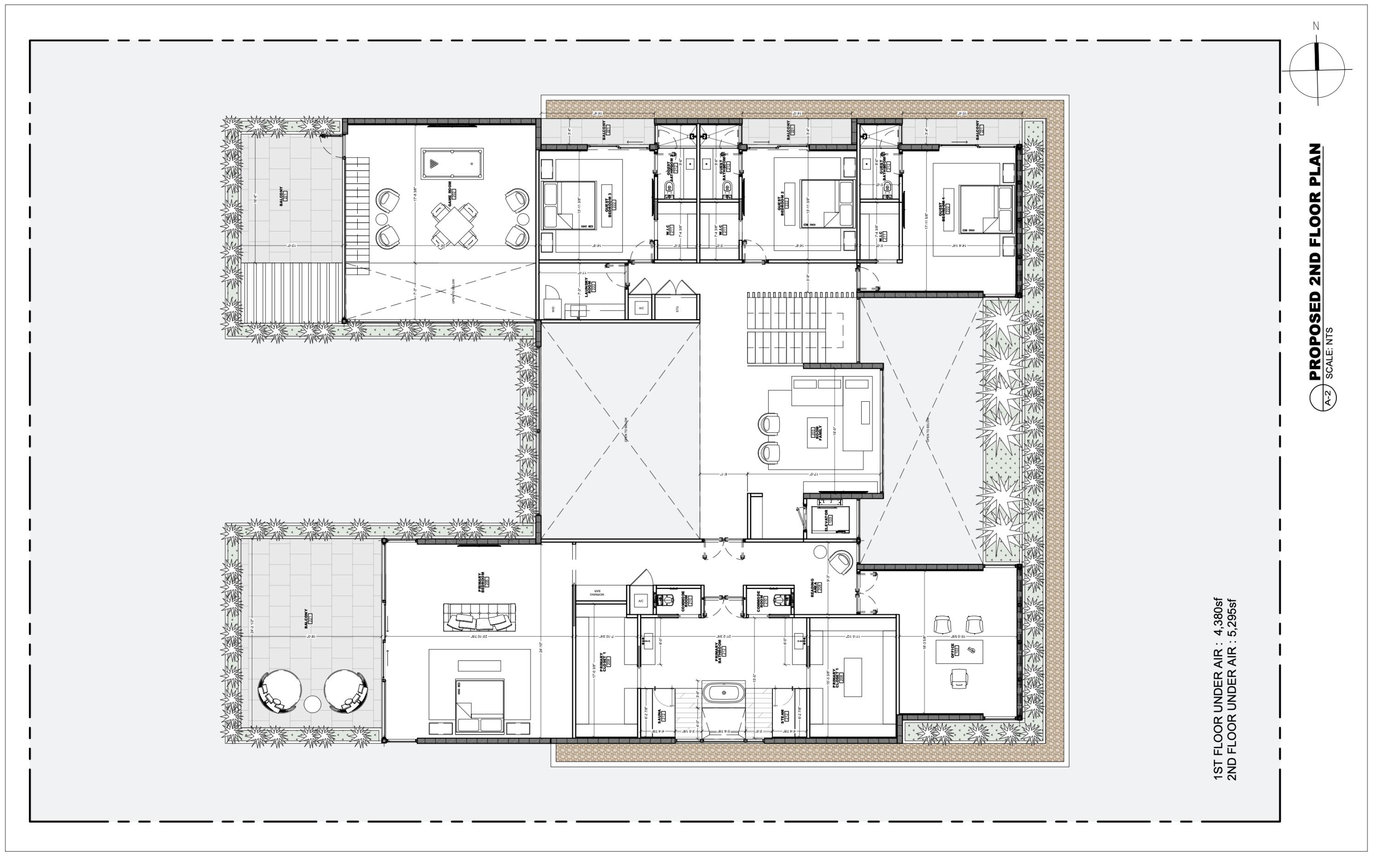 1148 Cocoanut Road Boca Raton, FL 33432 - Photo 32 of 32 Floor Plan 2nd Floor