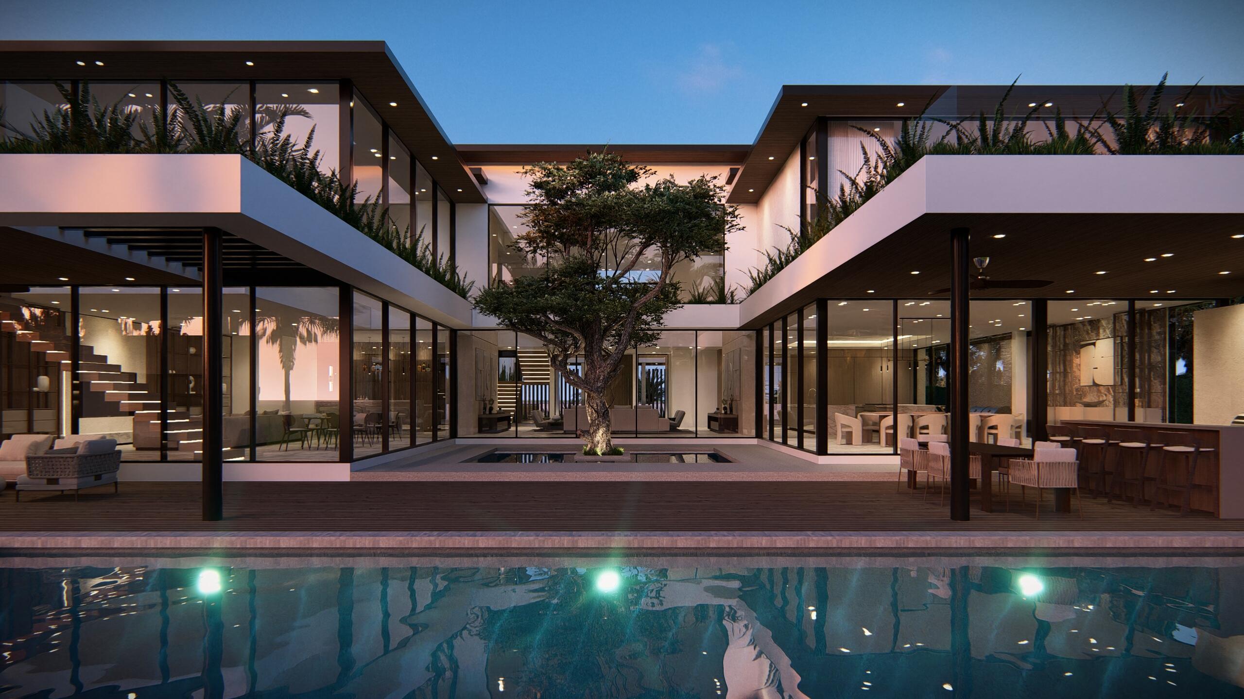 1148 Cocoanut Road Boca Raton, FL 33432 - Photo 5 of 32 POOL AND COURTYARD