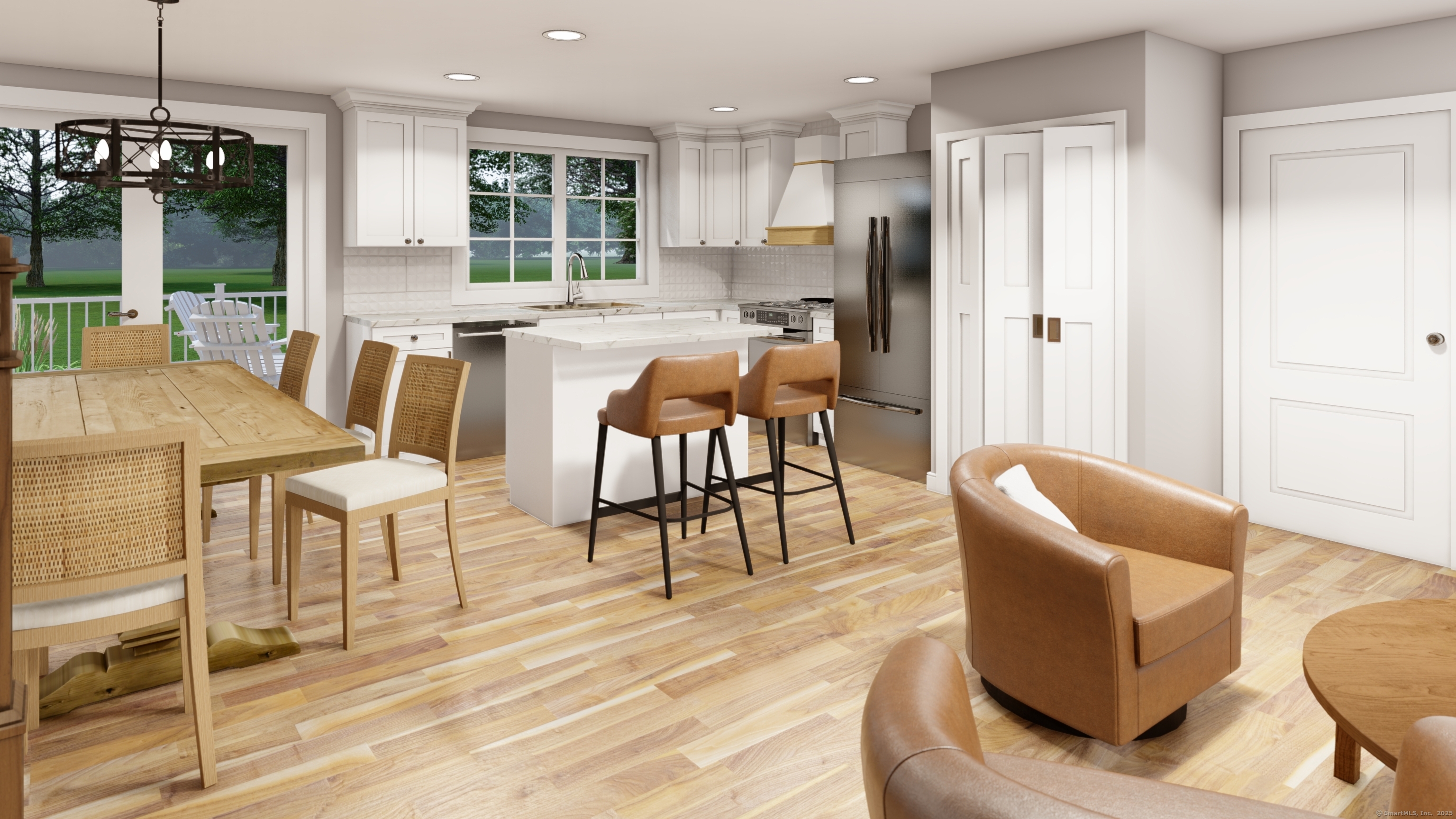 50 Benjamin Stanton Pentway Stonington, CT 06355 - Photo 8 of 15 a view of a dining room with furniture window and outside view