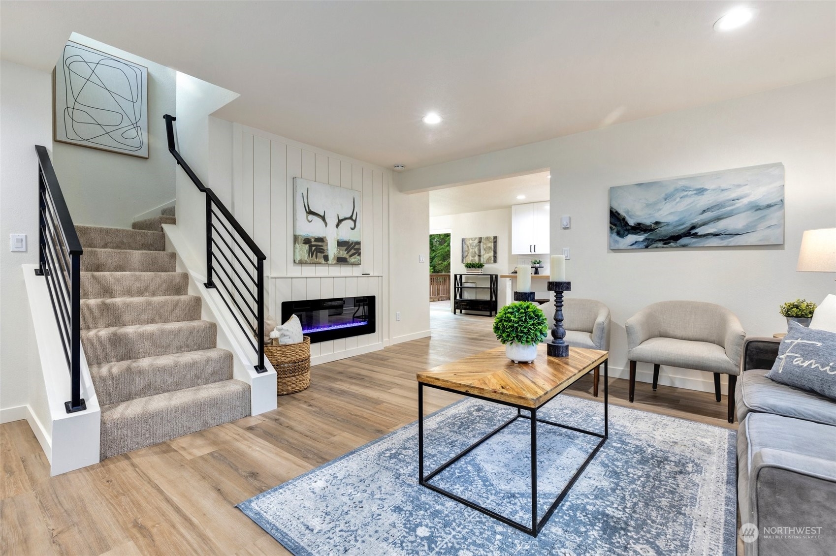 17728 28th Avenue Southeast Bothell, WA 98012 - Photo 12 of 40 a living room with furniture and a wooden floor