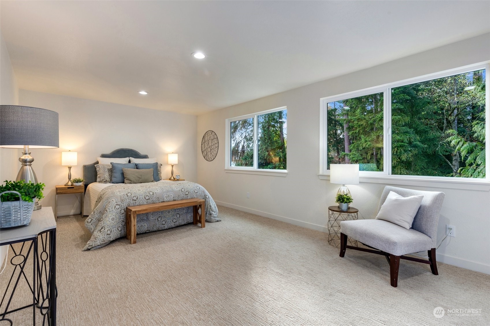 17728 28th Avenue Southeast Bothell, WA 98012 - Photo 31 of 40 a bedroom with a bed and a couch