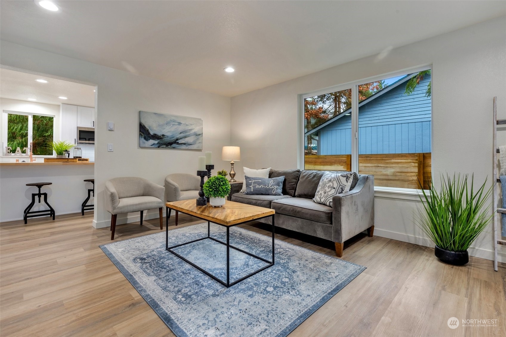 17728 28th Avenue Southeast Bothell, WA 98012 - Photo 9 of 40 a living room with furniture and wooden floor