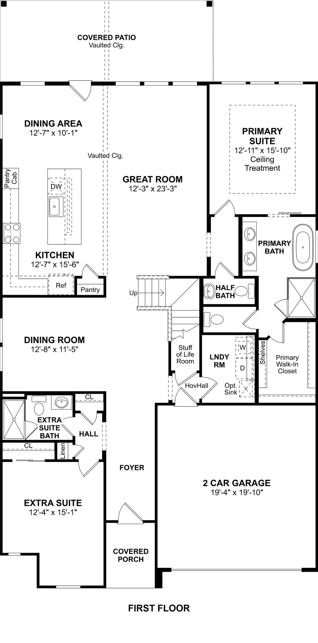 2819 Duchess Drive Rosenberg, TX 77471 - Photo 34 of 36 The Davenport floor plan by K. Hovnanian Homes. 1st floor shown. *Prices, plans, dimensions, features, specifications, materials, and availability of homes or communities are subject to change without notice or obligation.