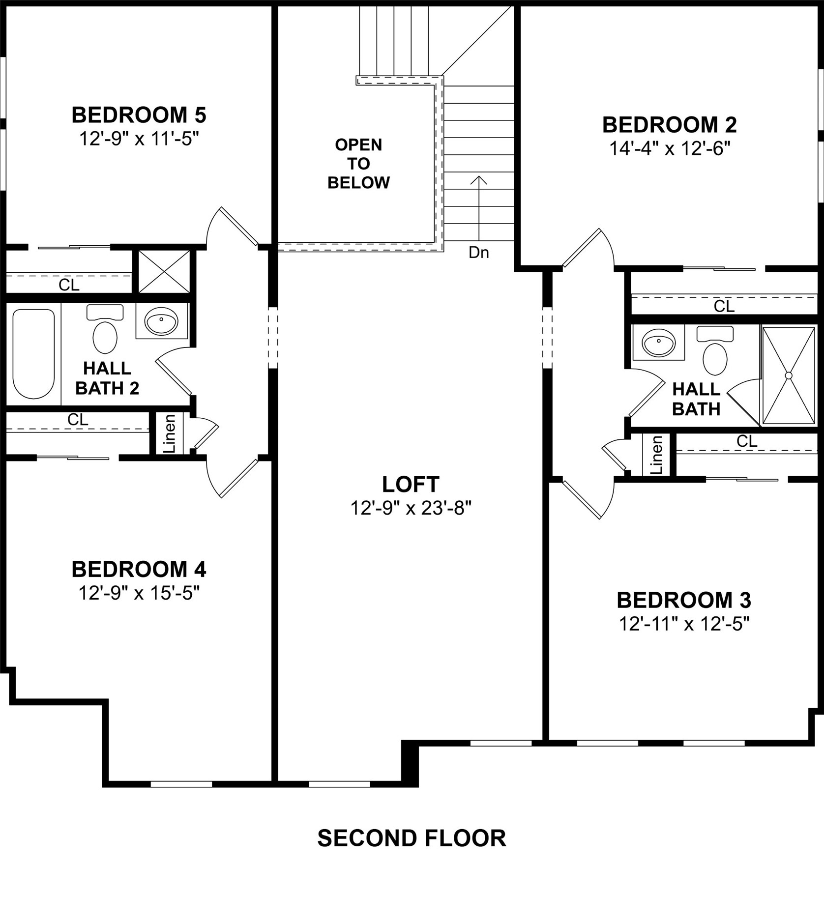 2819 Duchess Drive Rosenberg, TX 77471 - Photo 35 of 36 The Davenport floor plan by K. Hovnanian Homes. 2nd floor shown. *Prices, plans, dimensions, features, specifications, materials, and availability of homes or communities are subject to change without notice or obligation.