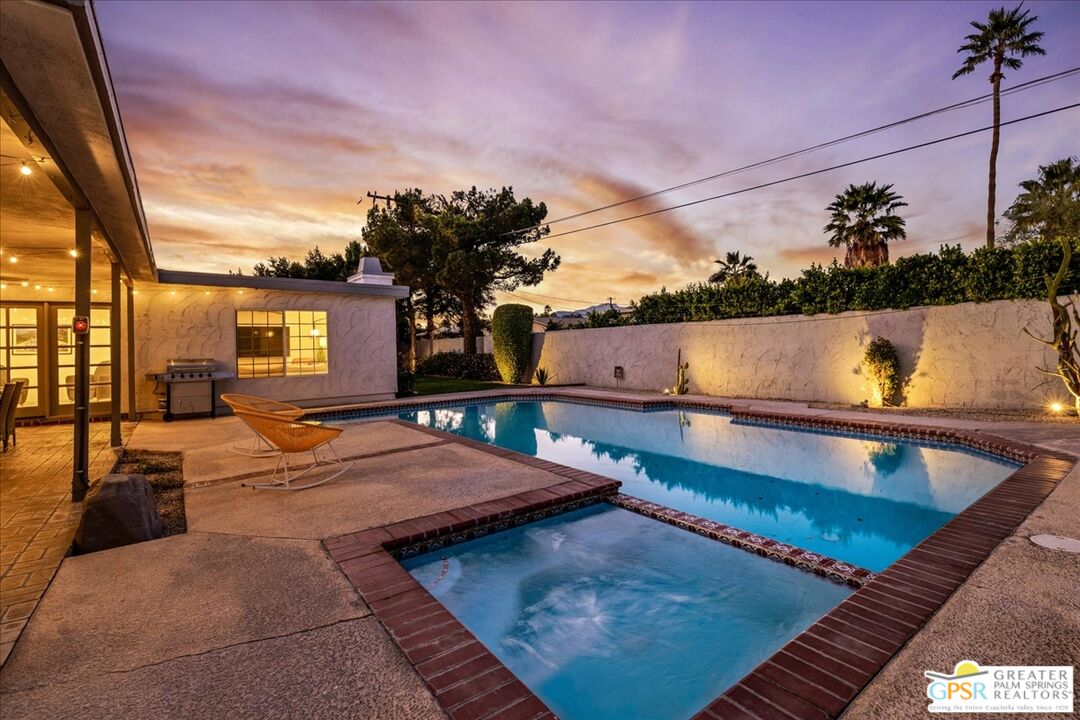 2210 East Powell Road Palm Springs, CA 92262 - Photo 49 of 71 a view of swimming pool with a lounge chairs