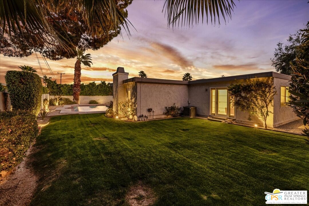 2210 East Powell Road Palm Springs, CA 92262 - Photo 62 of 71 a view of a backyard