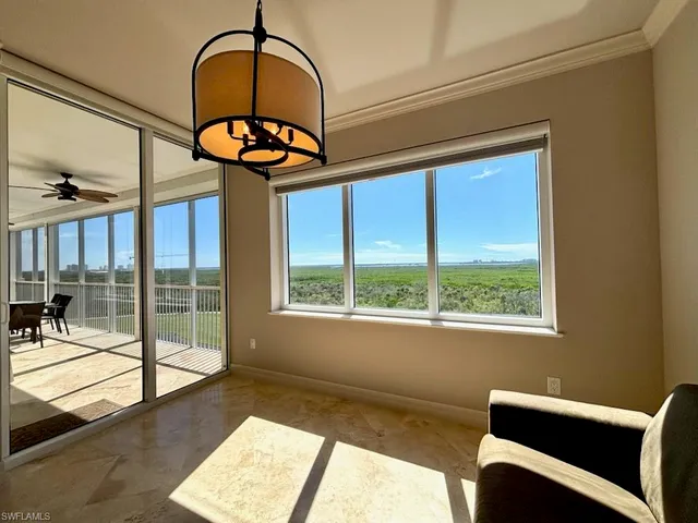 a view of a livingroom with furniture