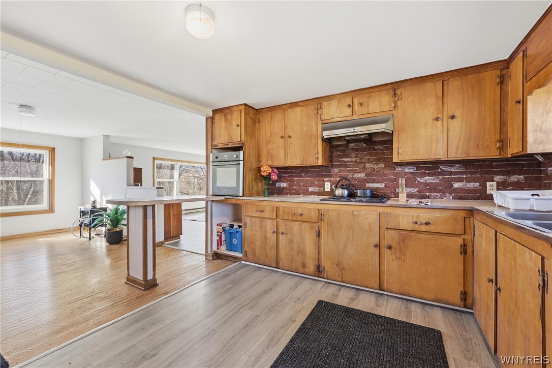 1040 Hughes Road Freedom, NY 14009 - Photo 12 of 29 Kitchen flows into Dining area virtually removed t