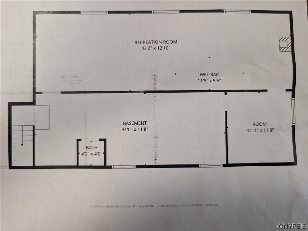 1040 Hughes Road Freedom, NY 14009 - Photo 34 of 34 Floor plan created by cubicasa app., measurements