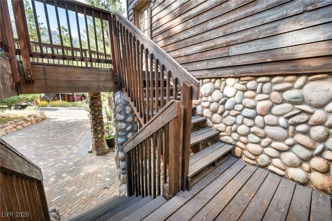 4137 Matterhorn Way Las Vegas, NV 89124 - Photo 18 of 75 Deck with stairs