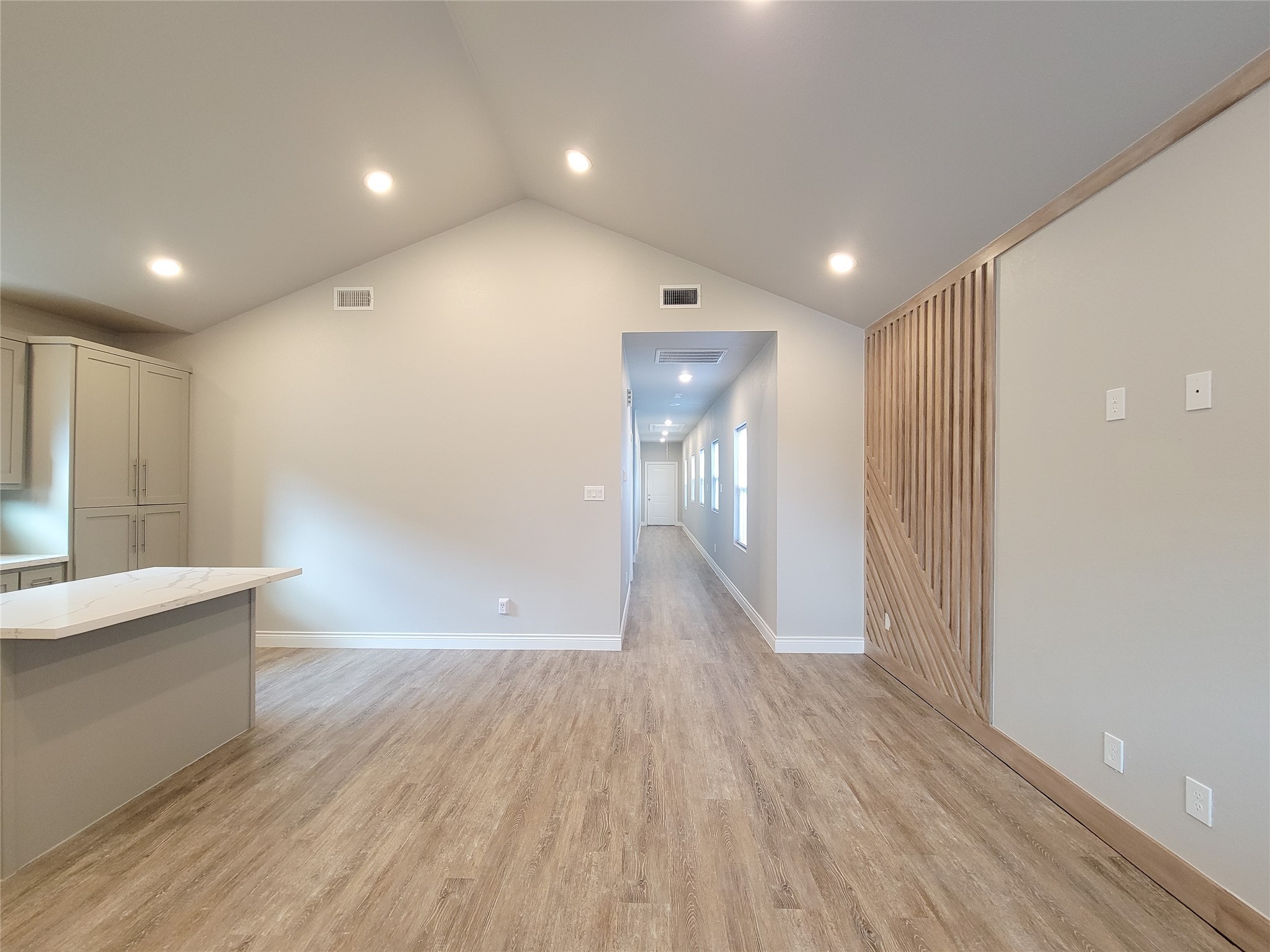 216 West Live Oak Street Angleton, TX 77515 - Photo 16 of 40 a view of empty room with wooden floor