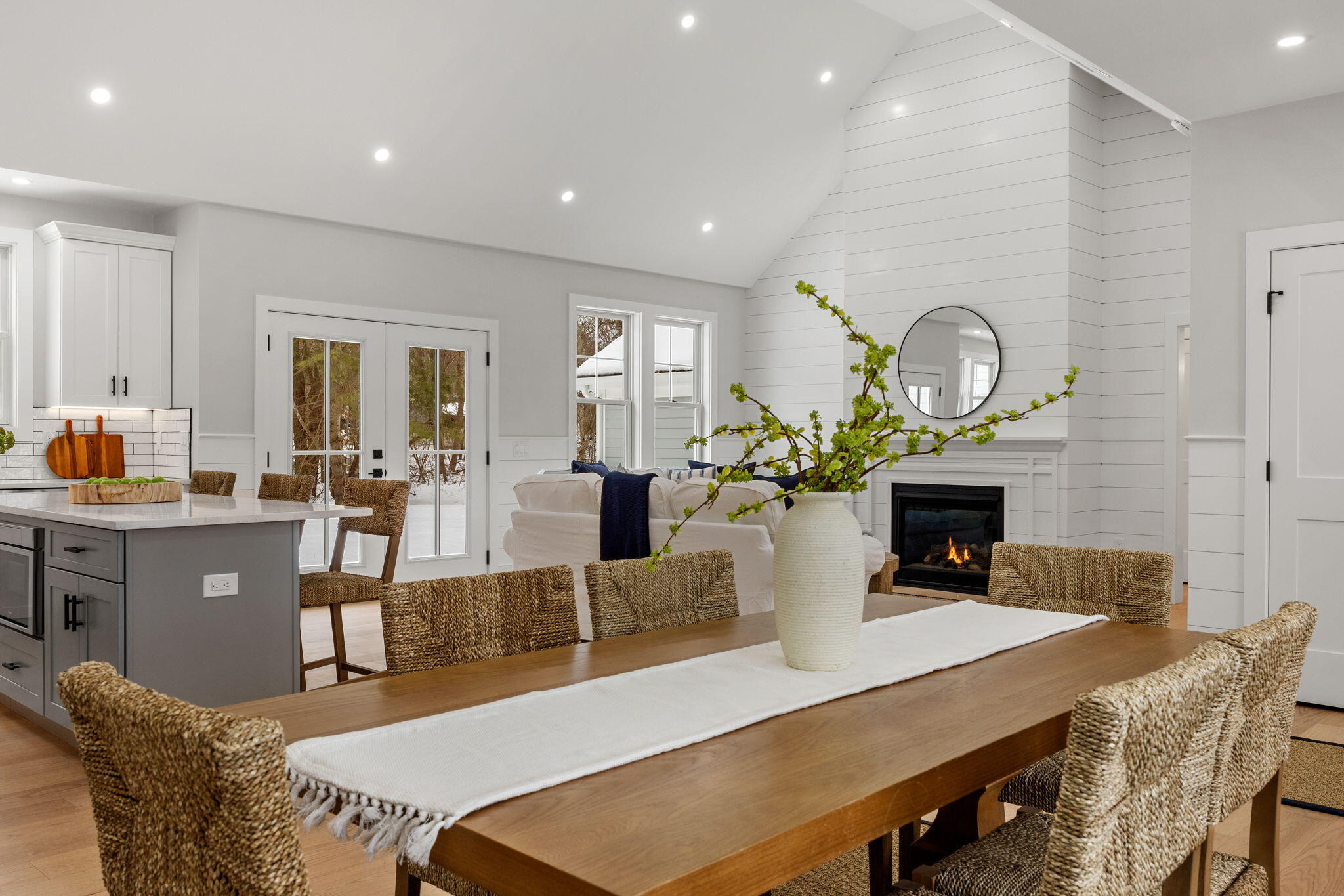 28 Spinnaker Street Sandwich, MA 02563 - Photo 12 of 55 a living room with fireplace furniture and a wooden floor