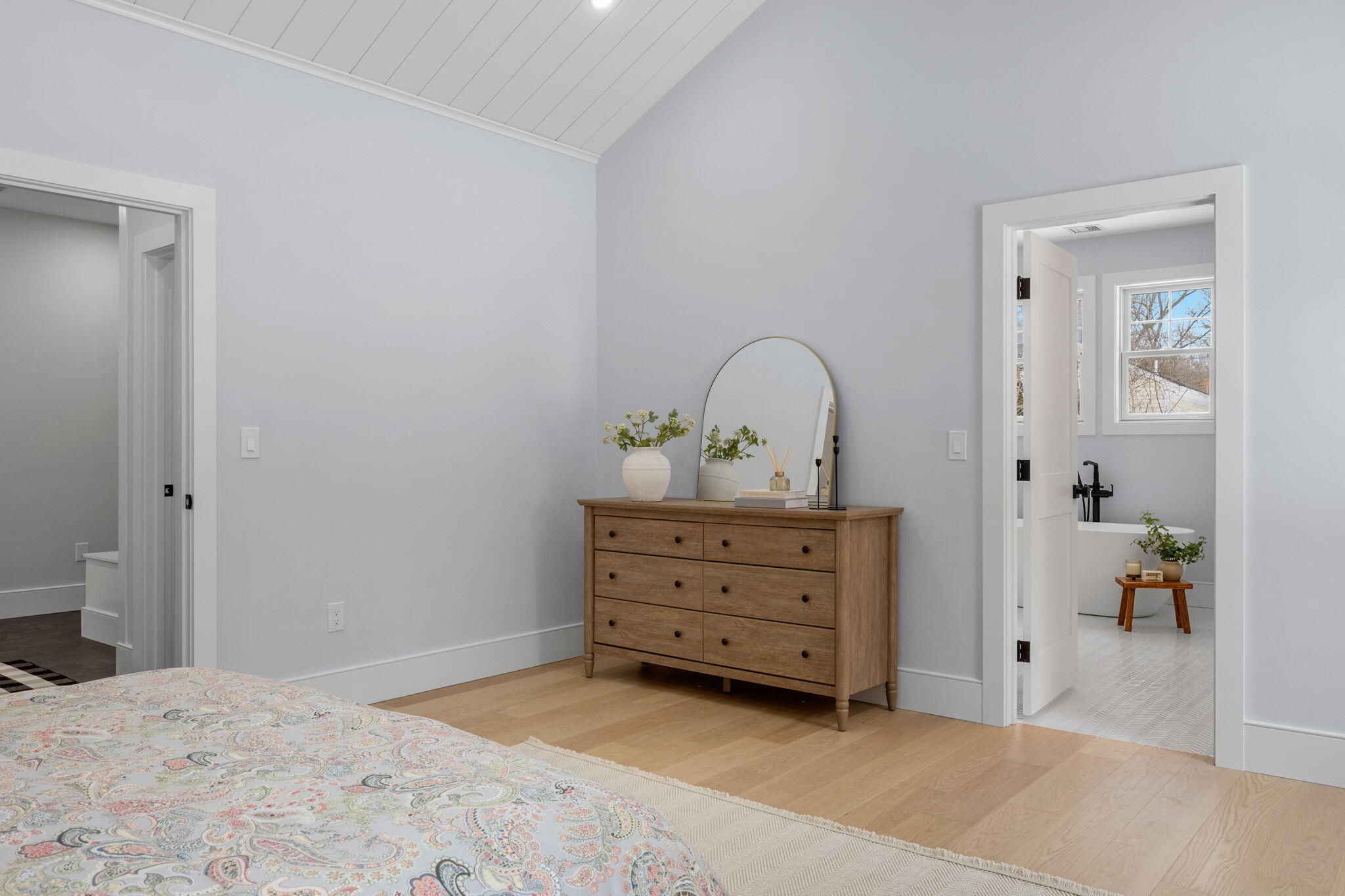 28 Spinnaker Street Sandwich, MA 02563 - Photo 30 of 55 a bed room with a bed and a mirror