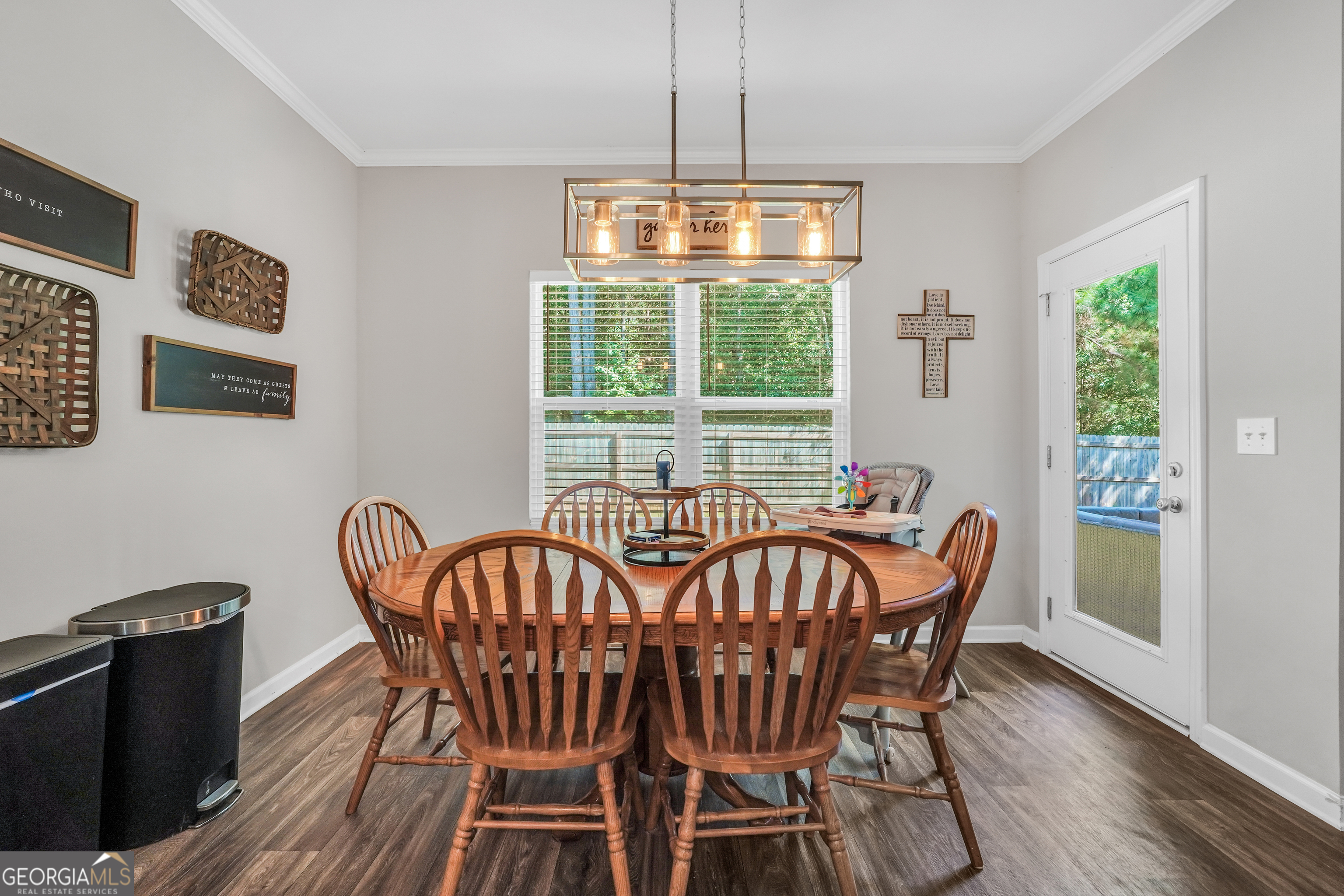 117 Charleston Lane Milner, GA 30257 - Photo 13 of 34 a view of a dining room with furniture window and outside view