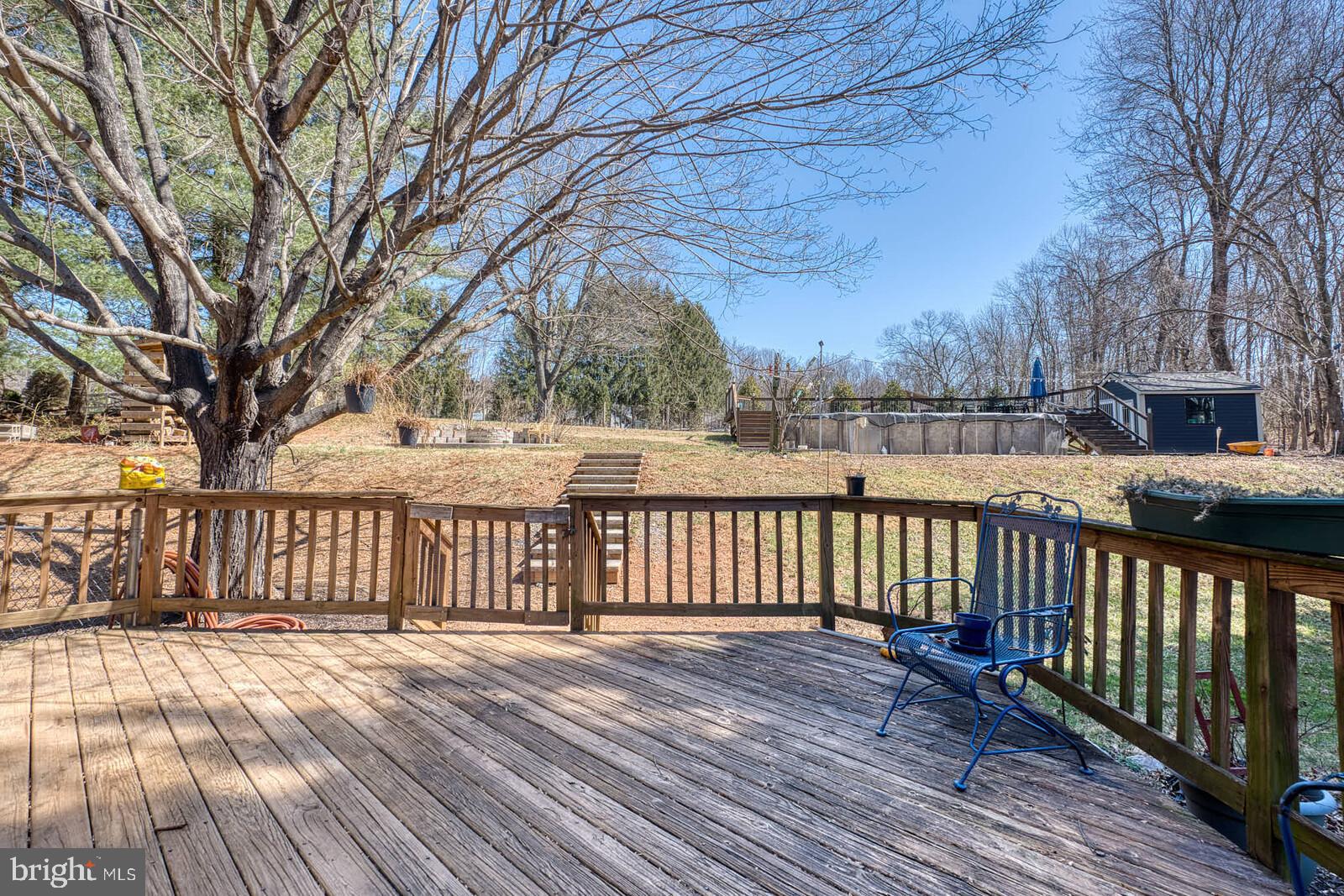 4921 Buffalo Road Mount Airy, MD 21771 - Photo 23 of 36 a view of a wooden roof deck