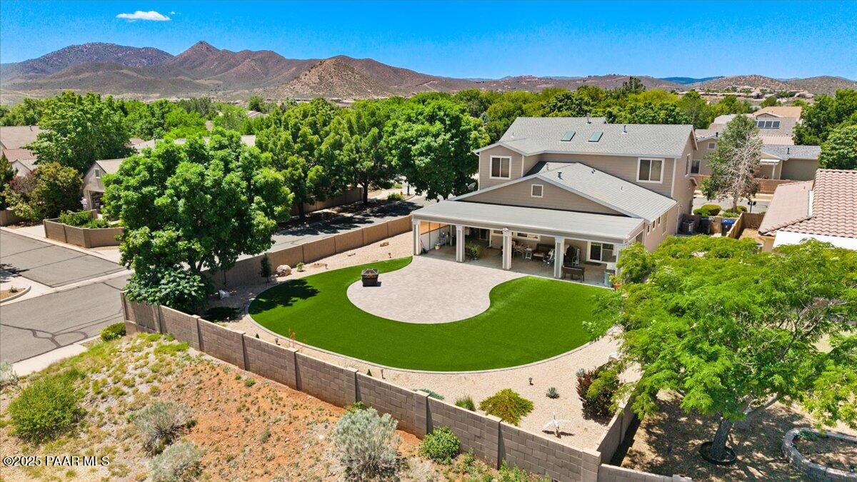 1915 North Bittersweet Way Prescott Valley, AZ 86314 - Photo 32 of 45 31-Aerial View Backyard