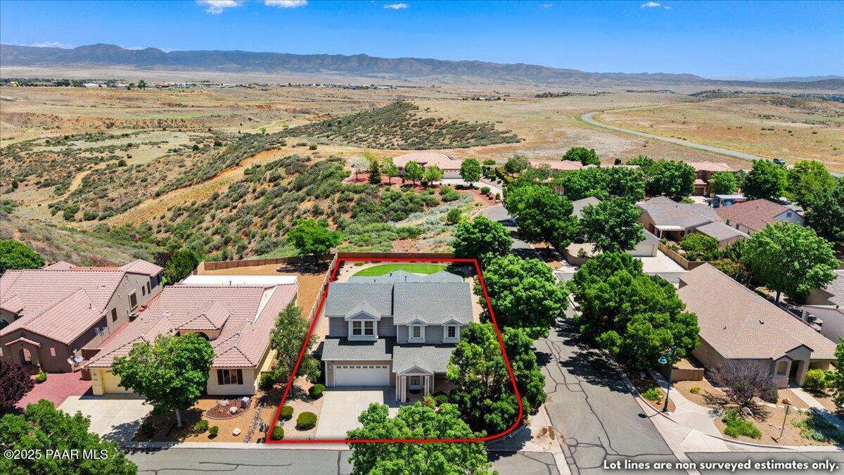 1915 North Bittersweet Way Prescott Valley, AZ 86314 - Photo 33 of 45 32-Aerial View N