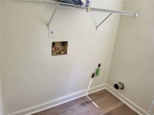 a view of a walk in closet