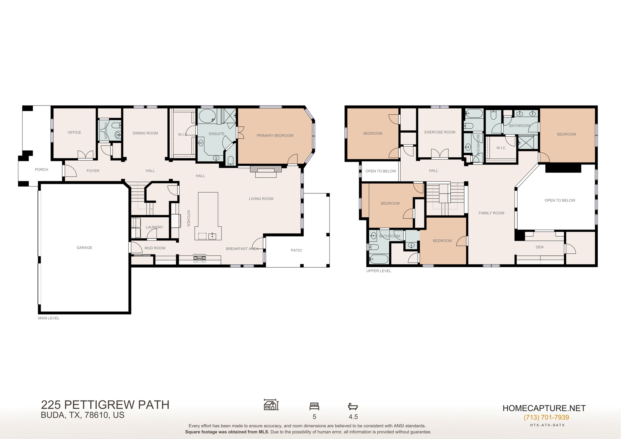 225 Pettigrew Path Buda, TX 78610 - Photo 38 of 38 a picture of a floor plan