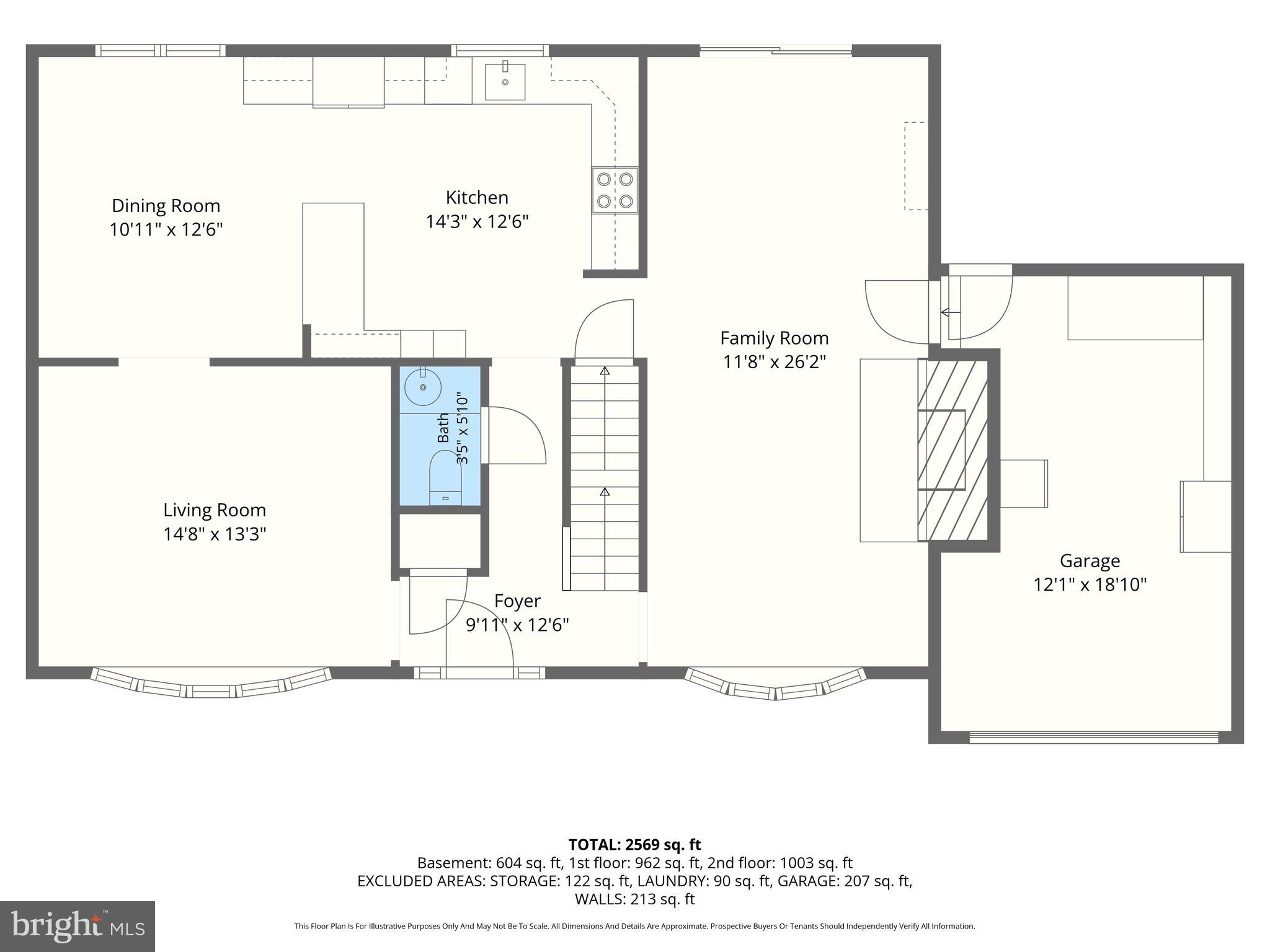 502 North Shamrock Road Bel Air, MD 21014 - Photo 44 of 46 1st Floor Plan