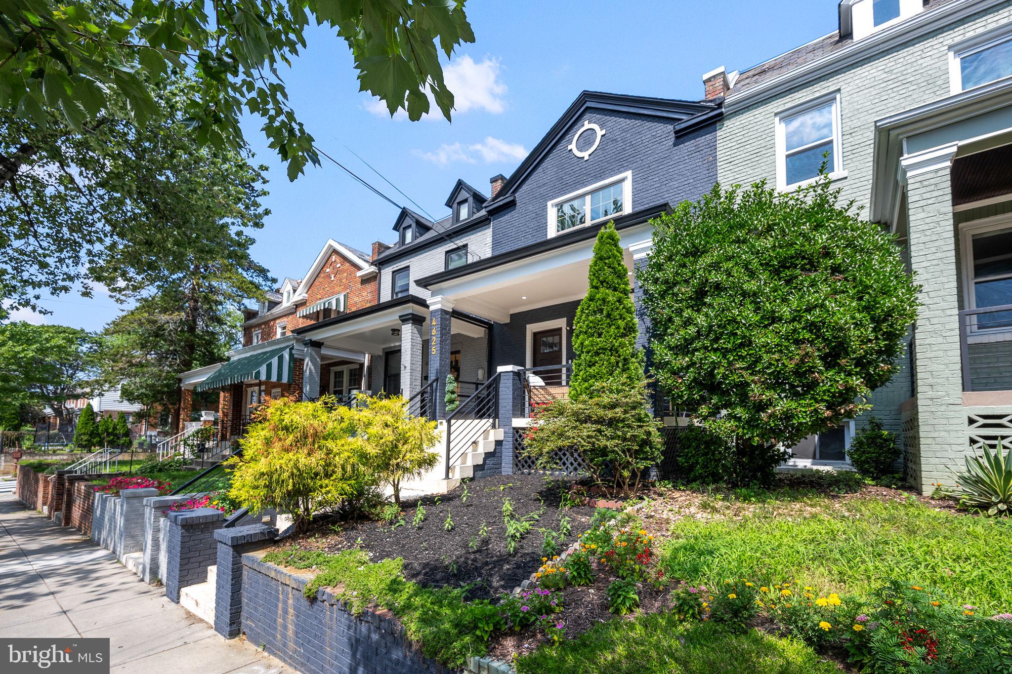 4625 4th Street Northwest Washington, DC 20011 - Photo 40 of 41 front view of a house with a yard