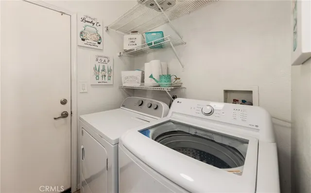 a view of washer and dryer