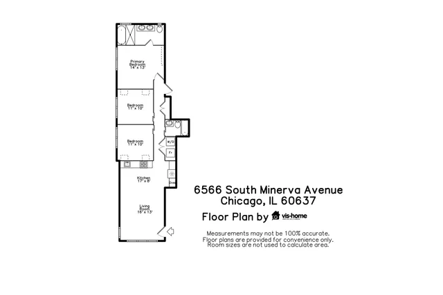 $2,900 | 6556 South Minerva Avenue, Unit 4S, Chicago, IL 60637
