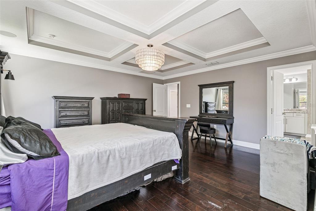 2541 Red Berry Way Ocoee, FL 34761 - Photo 49 of 49 a bedroom with a bed and a chandelier