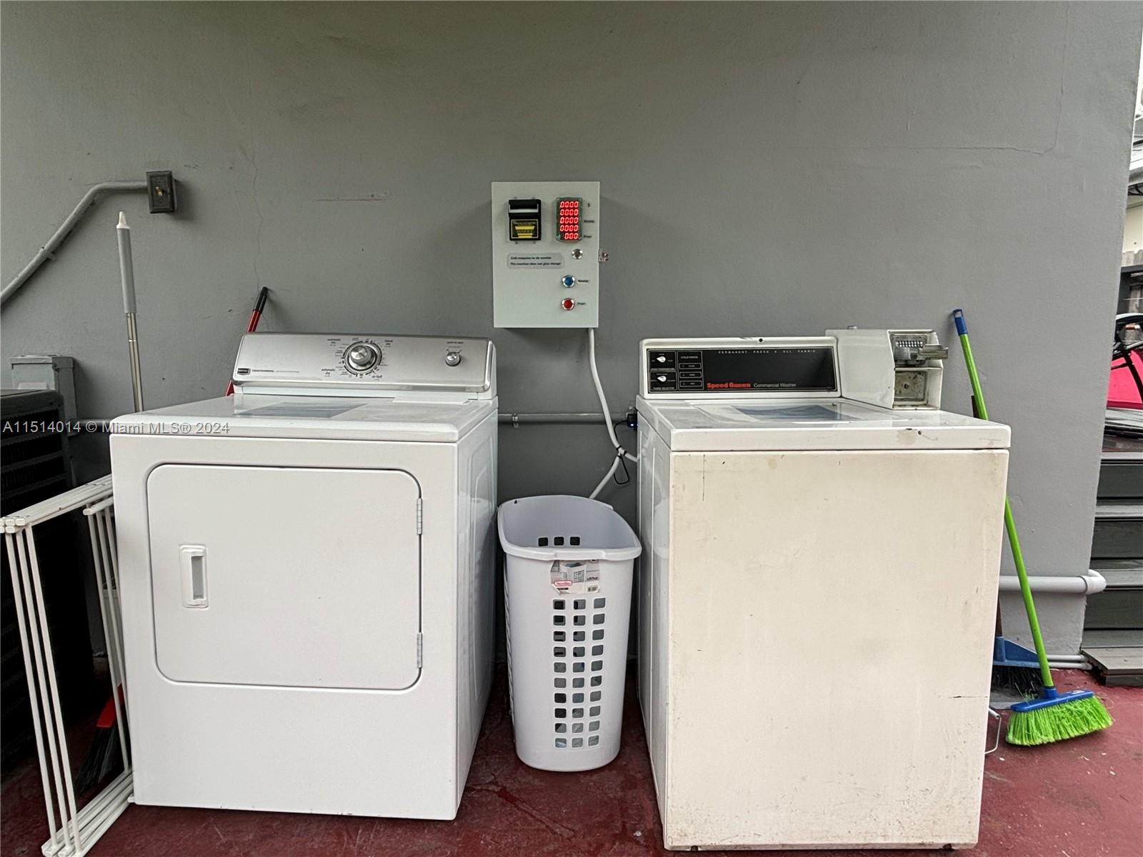 111 Southwest 31st Court, Unit 1 Miami, FL 33135 - Photo 12 of 14 a utility room with dryer and washer