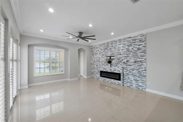 a view of a livingroom with a fireplace