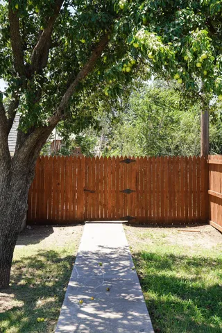 a view of small yard