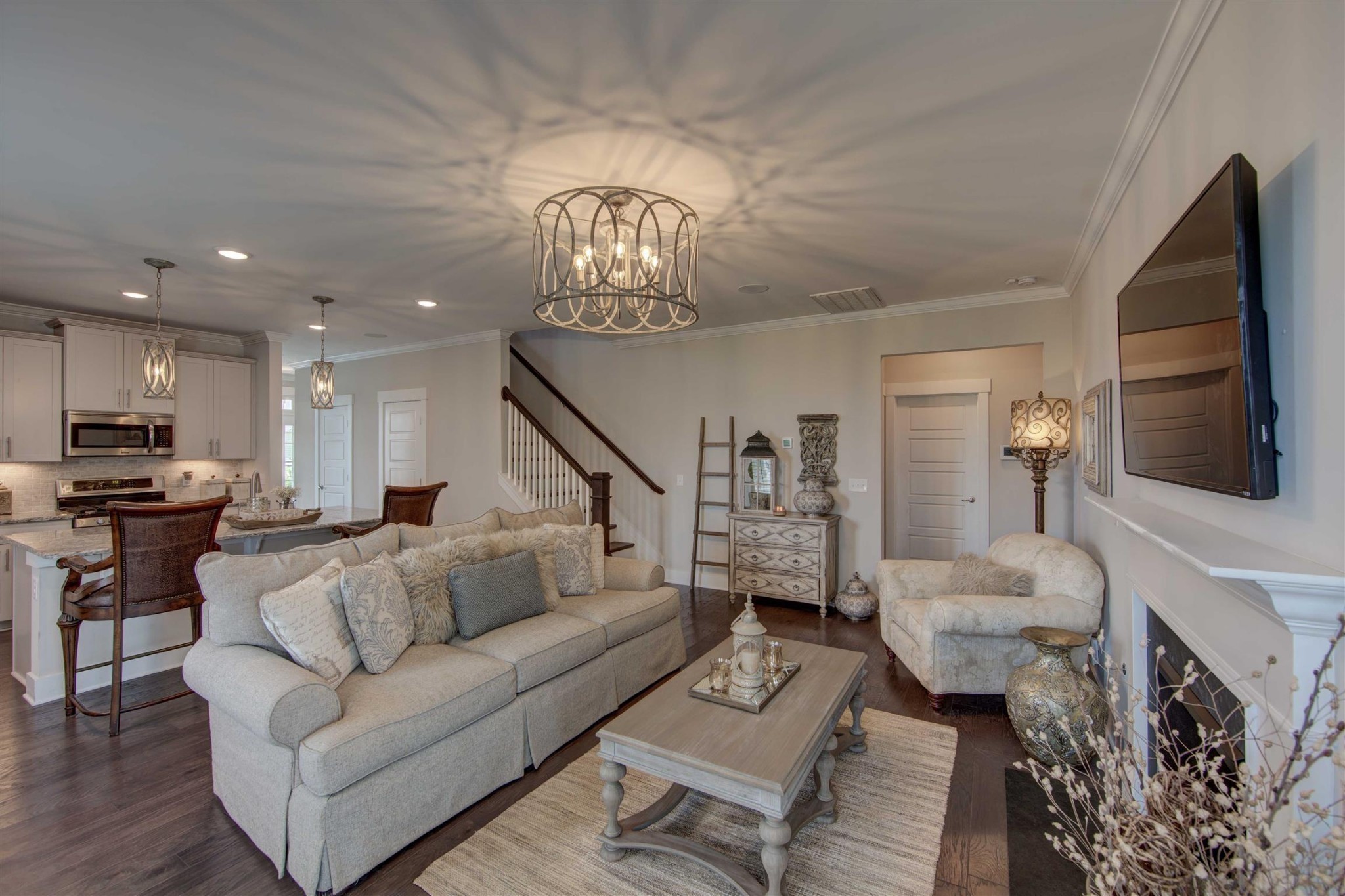 4343 Maxwell Road Antioch, TN 37013 - Photo 14 of 31 a living room with furniture and a flat screen tv