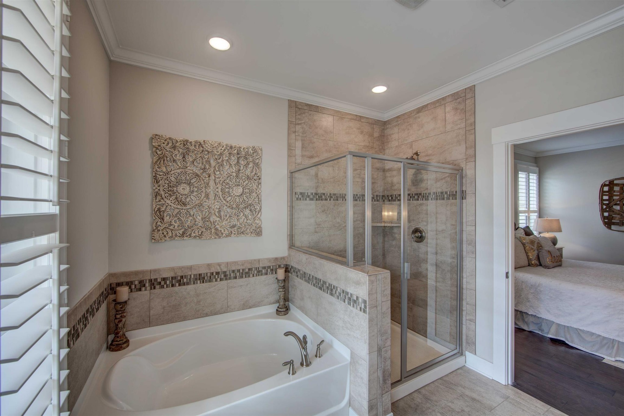 4343 Maxwell Road Antioch, TN 37013 - Photo 18 of 31 a bathroom with a bathtub and a shower