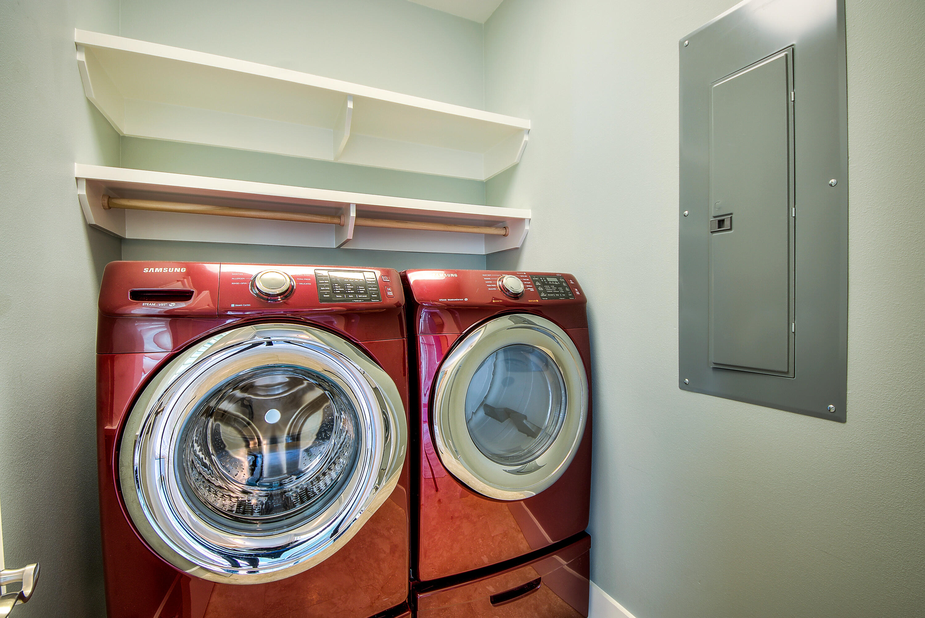 147 Jack Knife Drive Inlet Beach, FL 32461 - Photo 15 of 15 a utility room with dryer and washer