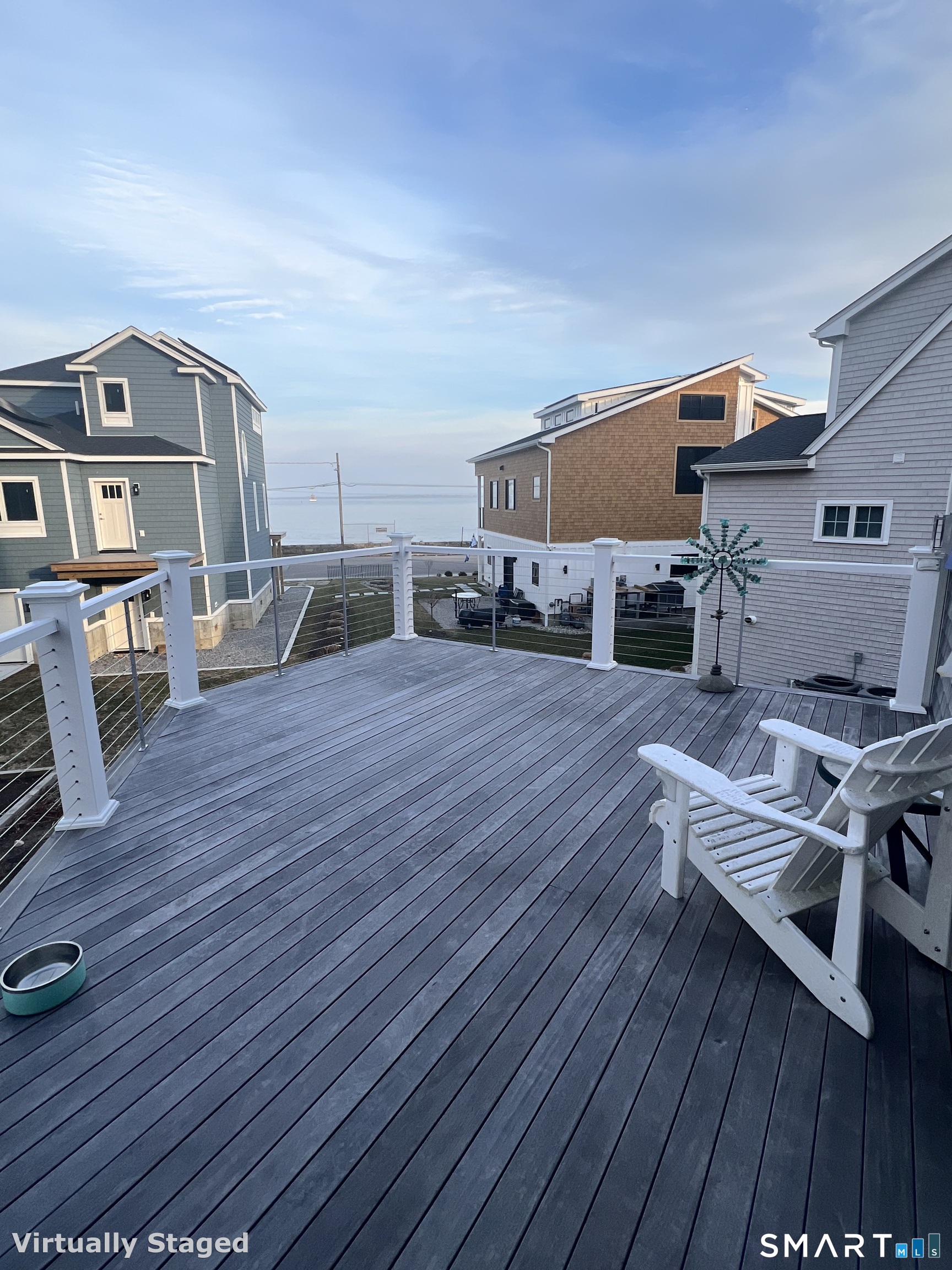 27 Jerome Road New London, CT 06320 - Photo 35 of 57 A view of the water from the deck on the main level. Right of the kitchen and living room.
