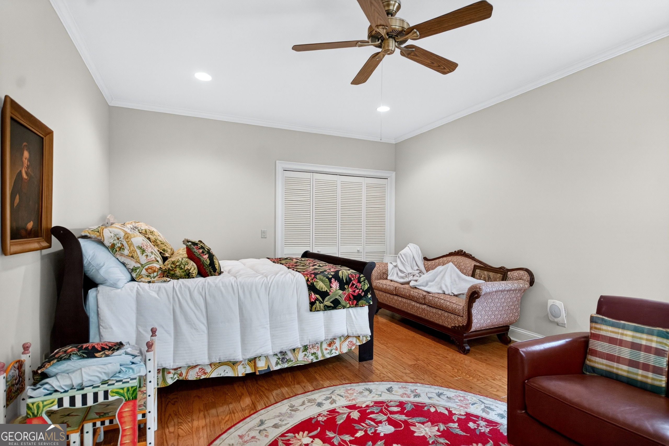 5 North Brooks Road LaGrange, GA 30240 - Photo 56 of 100 a bedroom with two beds and a couch