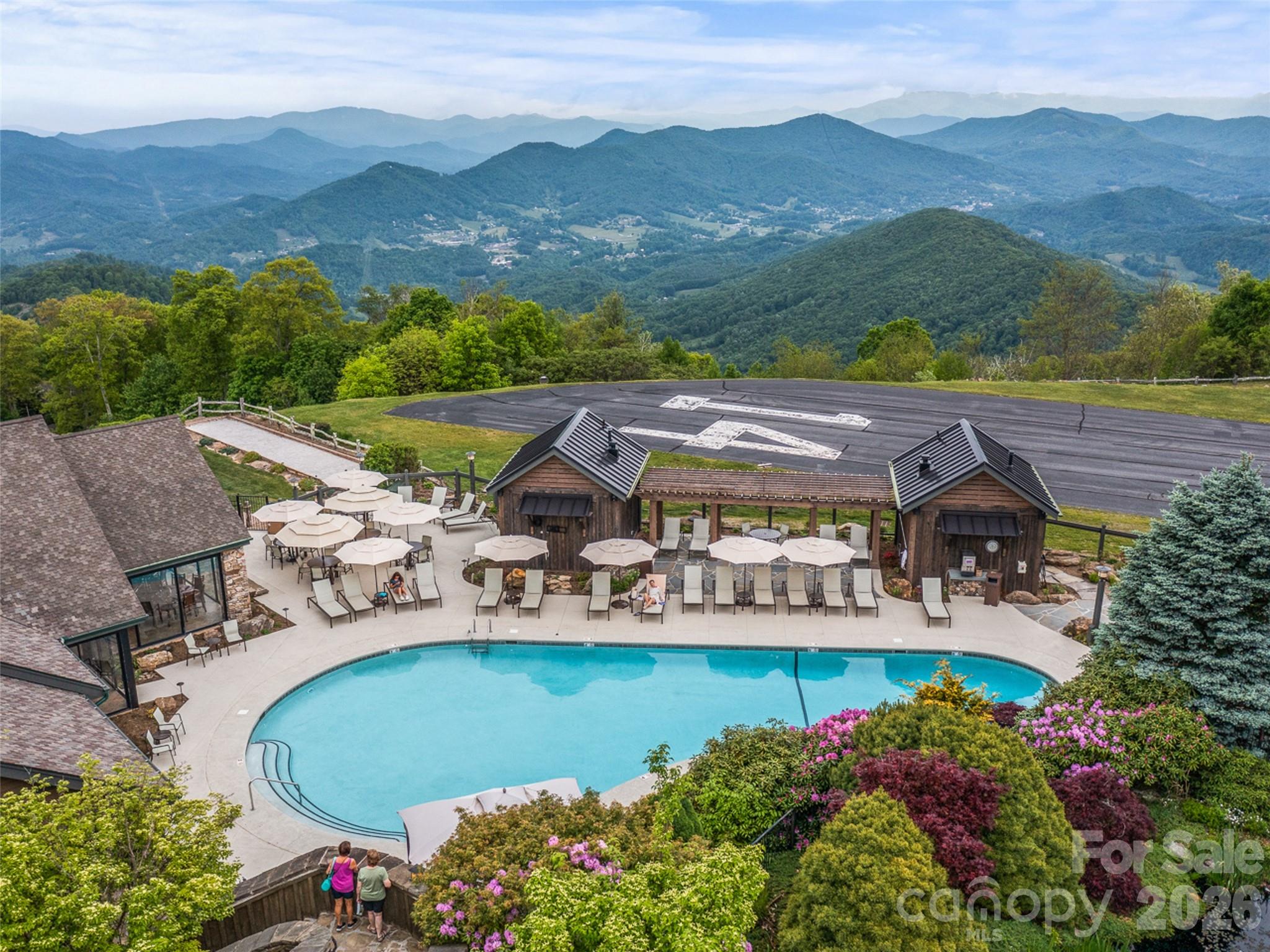 Lot 4 Heritage Ridge Road Burnsville, NC 28714 - Photo 24 of 28 an aerial view of a house with a garden