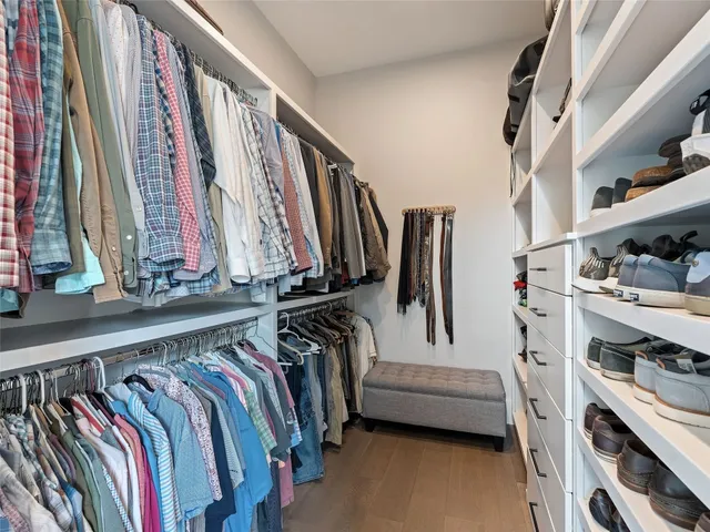 a view of a backyard with sitting area