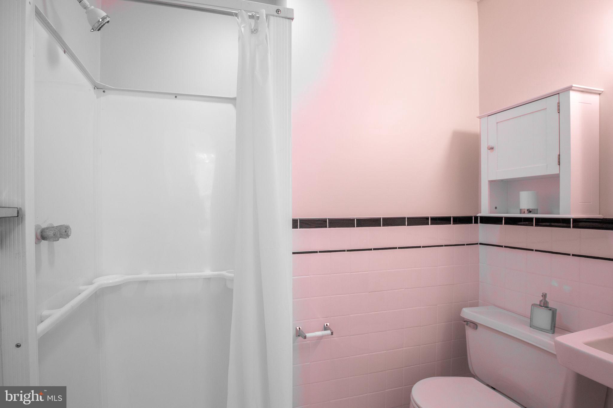 109 North Lime Street, Unit 2 Lancaster, PA 17602 - Photo 19 of 22 a bathroom with a shower a toilet and a sink