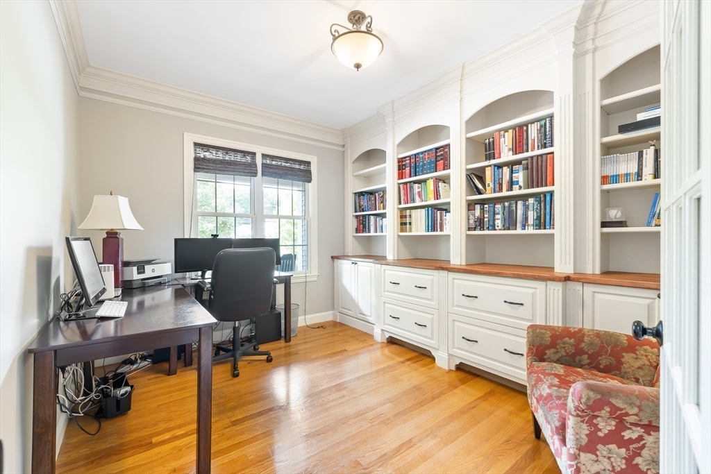 80 Emerson Road Needham, MA 02492 - Photo 15 of 41 a bed room with a bed and a computer on a desk