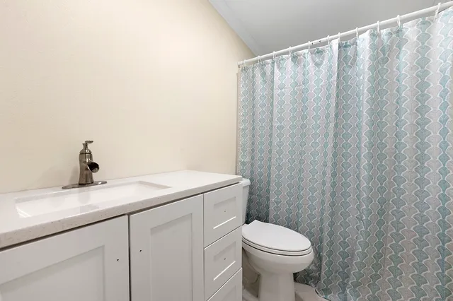 a bathroom with a sink and a toilet